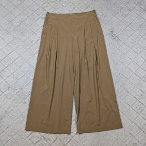 Athleta Tan Wide-Leg Pants